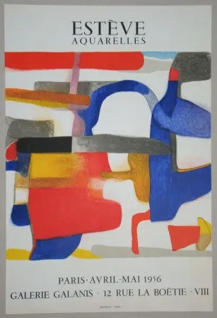 Литография Esteve - La Cigale