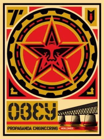Сериграфия Fairey - Propaganda Engineering, Large Format