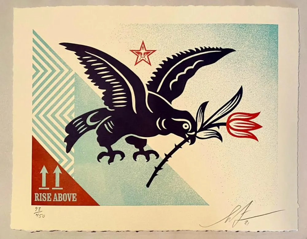 Гравюра Fairey - Rise Above Bird