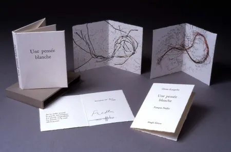 Офорт Fiedler - Une pensée blanche