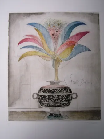 Офорт И Аквитанта Finsterer - Wunderblume