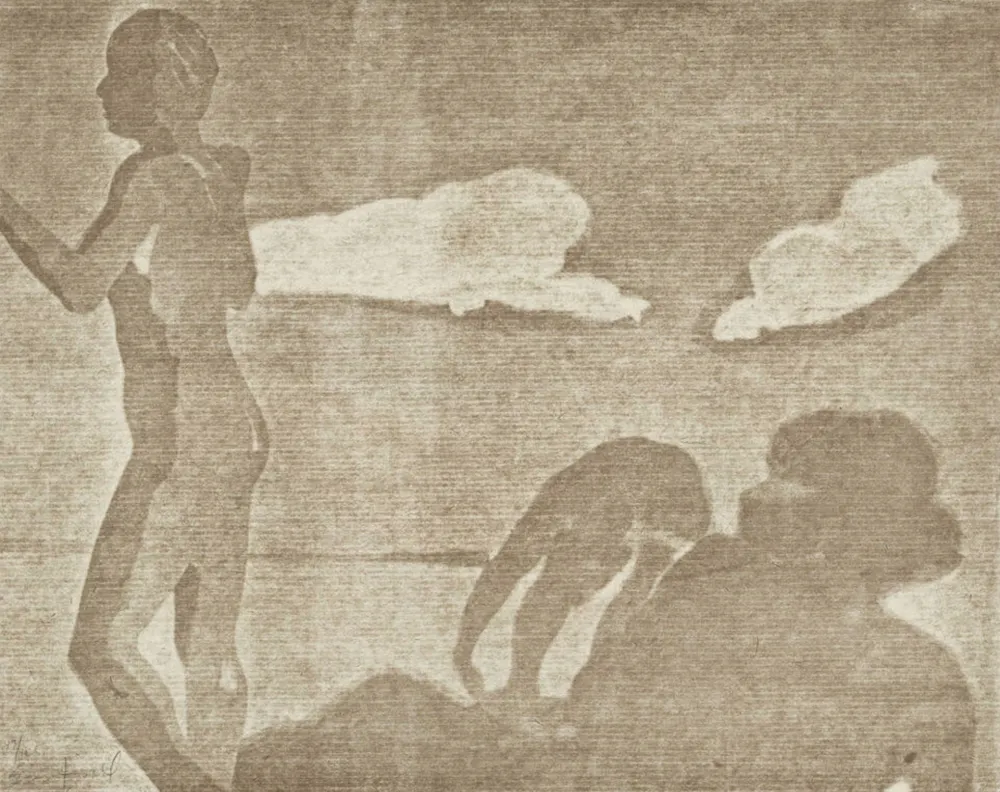 Relief Fischl - Untitled (Beach scene), from Art Pro-Choice II