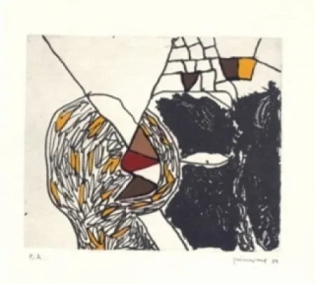 Гравюра Guinovart - Des de loca-marge