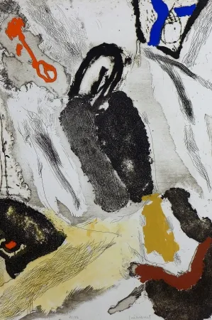 Гравюра Guinovart - M'agafa la Terra 