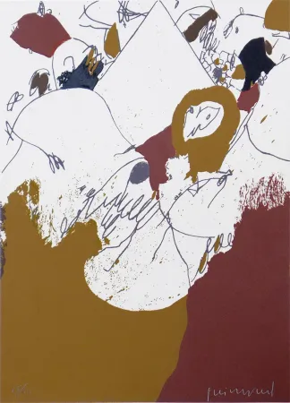 Сериграфия Guinovart - S / T