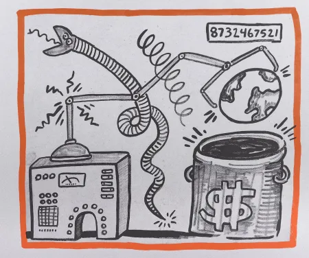 Литография Haring - Against all Odds, 1990