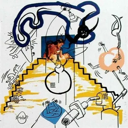 Сериграфия Haring - Apocalypse