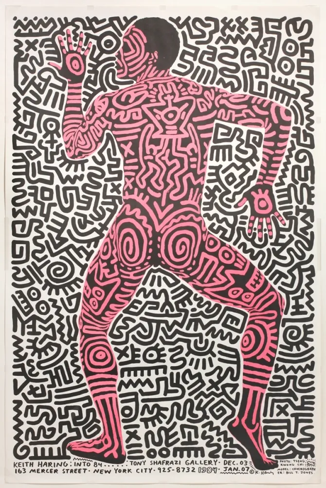 Гашение Haring - Into 84…Tony Shafrazi Gallery