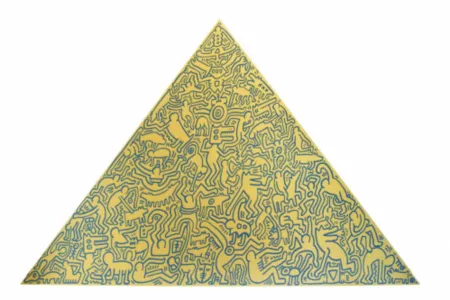 Многоэкземплярное Произведение Haring - Pyramid (Yellow)
