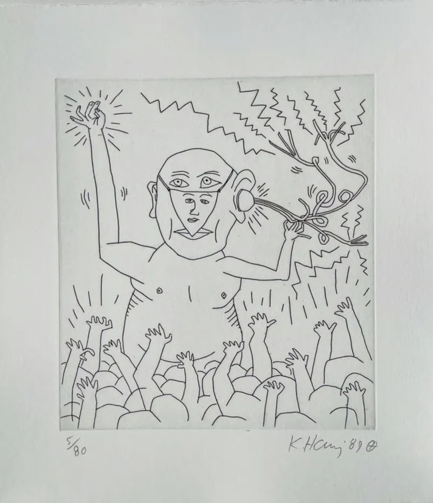 Гравюра Haring - The Valley (2)