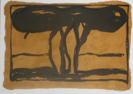 Литография Hernandez Pijuan - Sans titre 12