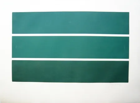 Гравюра Hernandez Pijuan - Tres moments d'un color