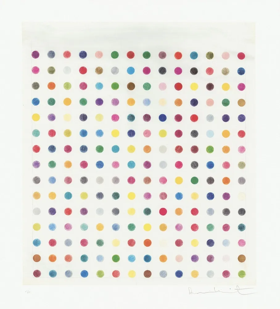 Сериграфия Hirst - Untitled - spot print B