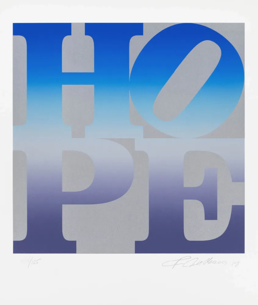 Сериграфия Indiana - Four Seasons of Hope: Winter (Silver)