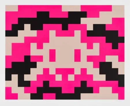 Сериграфия Invader - CAMO XXL-3C-M1