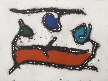 Акватинта Jacobsen - La Seine - Le Barque