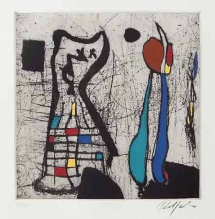 Гравюра Сухой Иглой Jacobsen - Petit Personnage II