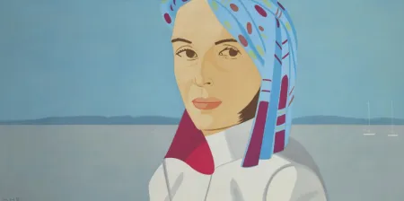 Акватинта Katz - Ada in Blue Hat