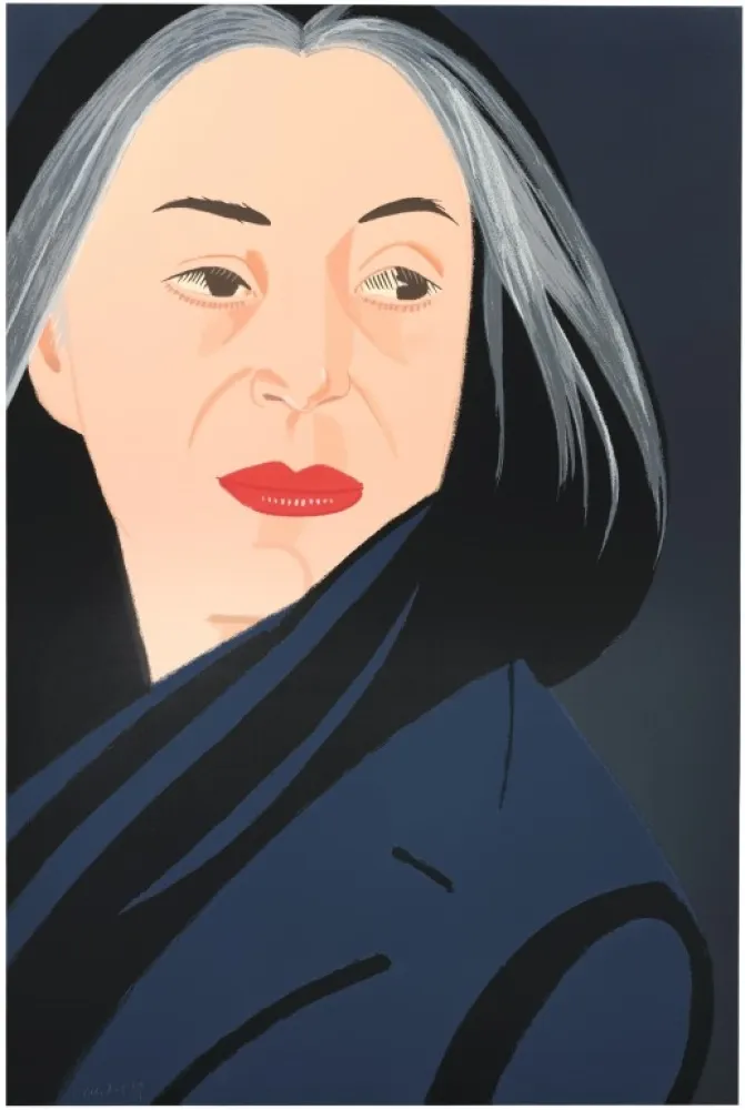 Сериграфия Katz - Black Scarf