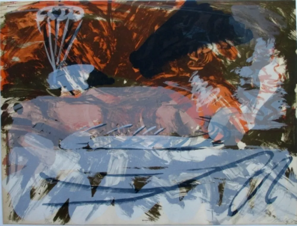 Литография Kirkeby - Composition