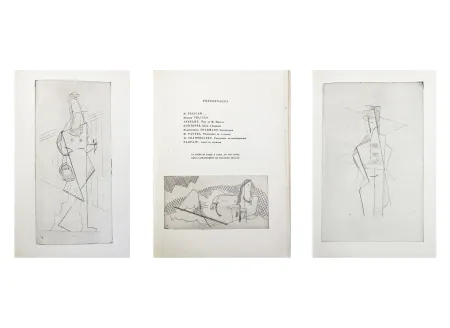 Иллюстрированная Книга Laurens - Raymond Radiguet : LES PÉLICAN. Pièce en deux actes. Illustré d'eaux-fortes par Henri Laurens (1921)