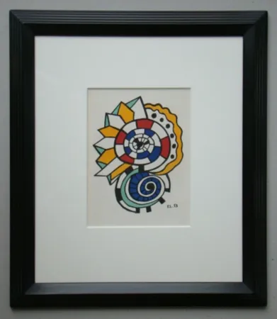 Литография Leger - Escargot, 1953