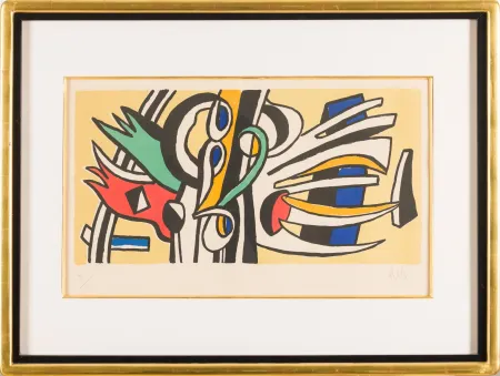 Литография Leger - Fernand Léger (1881–1955) - Composition murale - Lithograph on paper - 1951