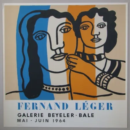 Литография Leger - Mère et enfant