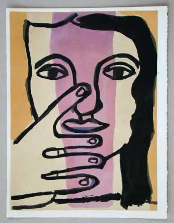 Трафарет Leger - Tête de femme