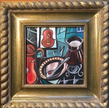 Нет Никаких Технических Levin - Guitar Dream (ORIGINAL PAINTING APPEARING IN LIN-MANUEL MIRANDA'S 