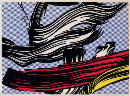 Сериграфия Lichtenstein - Brushstrokes