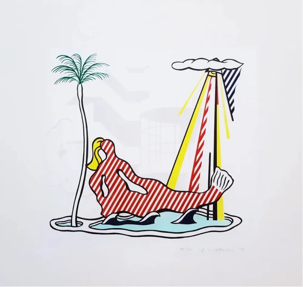 Литография Lichtenstein - Mermaid C.158