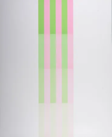 Литография Lohse - Farbstreifen - Hand-signed