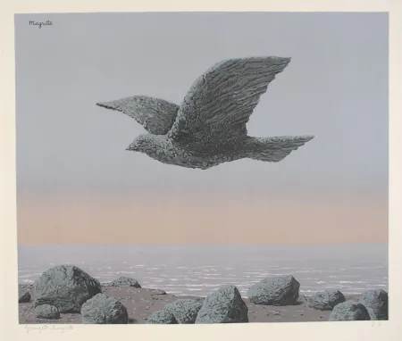 Литография Magritte - L'Idole - Rock Bird