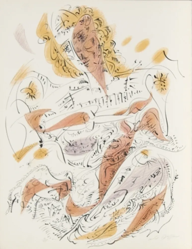 Литография Masson - La Venitienne from Je Reve Portfolio