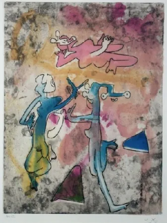 Офорт И Аквитанта Matta - Centre noeuds 8 (Antonin Artaud)