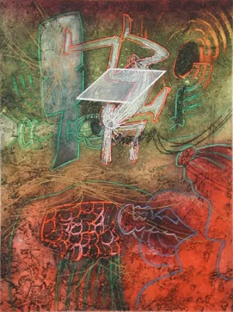 Офорт И Аквитанта Matta - Damné Par L'Arc-en-Ciel