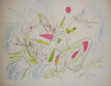 Литография Matta - Le visage inférieur