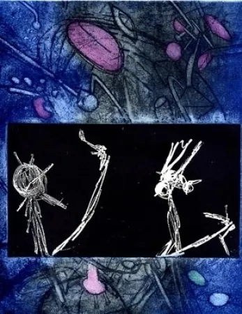 Офорт И Аквитанта Matta - Les voix  (suite)