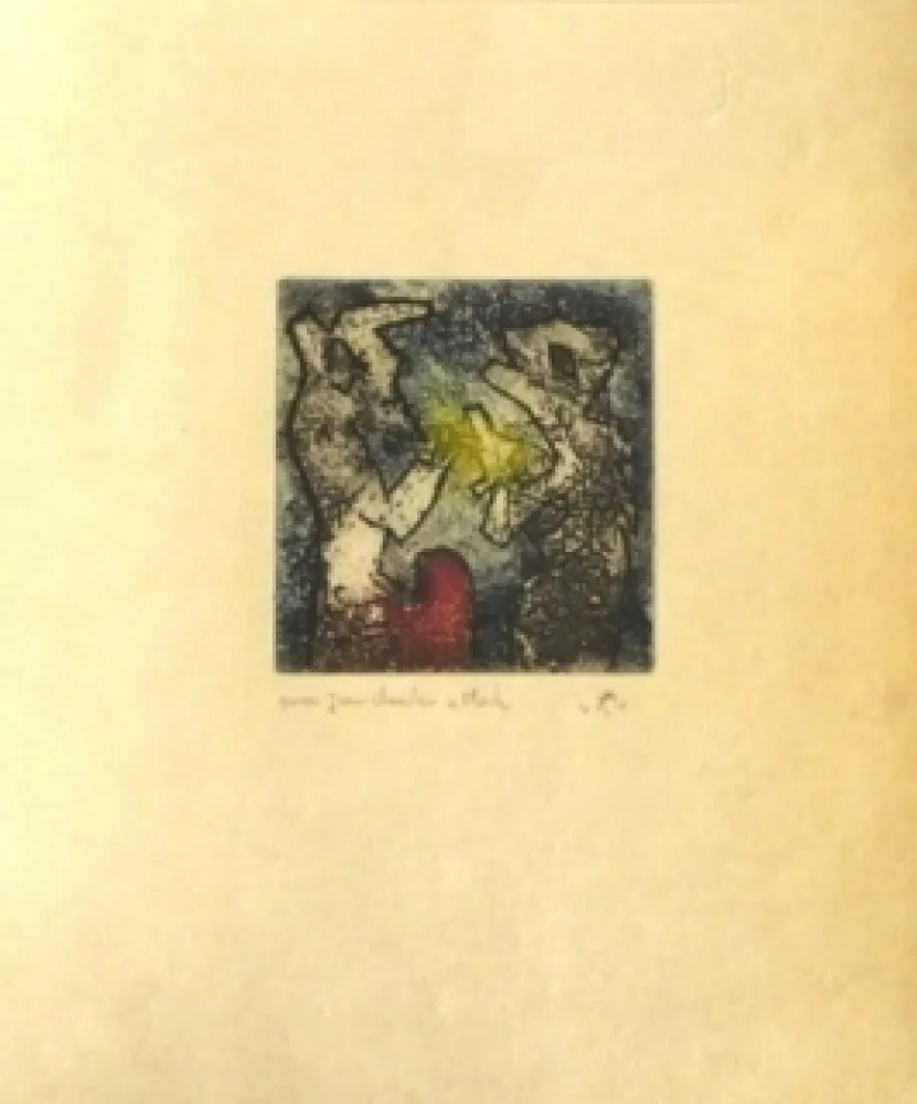 Офорт И Аквитанта Matta - Sans titre