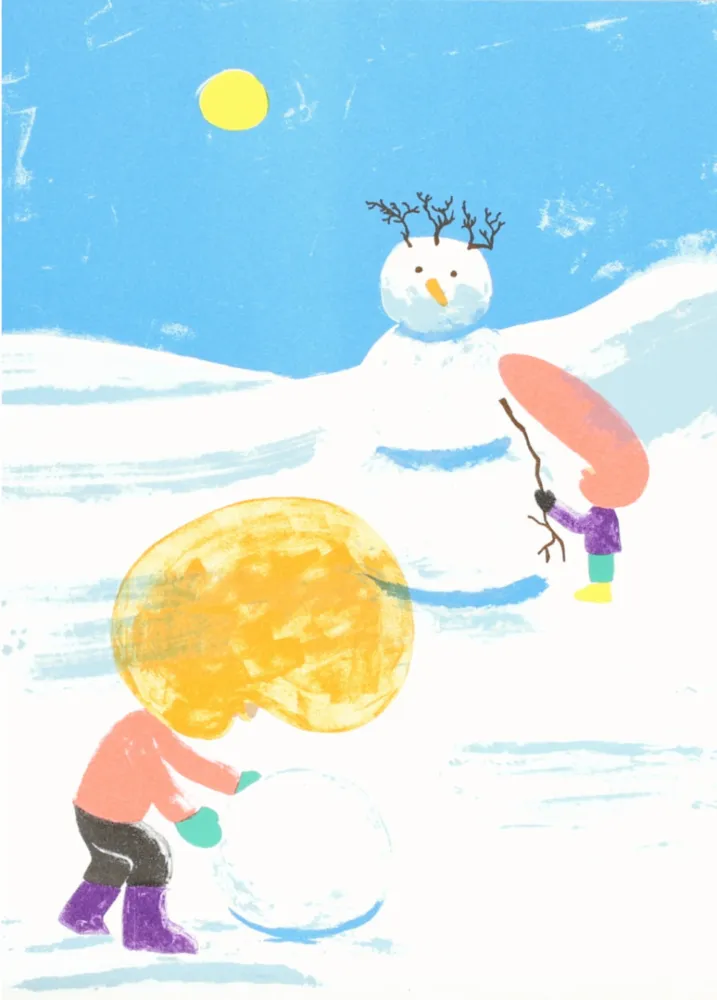 Литография Mcdonald  - Snowman