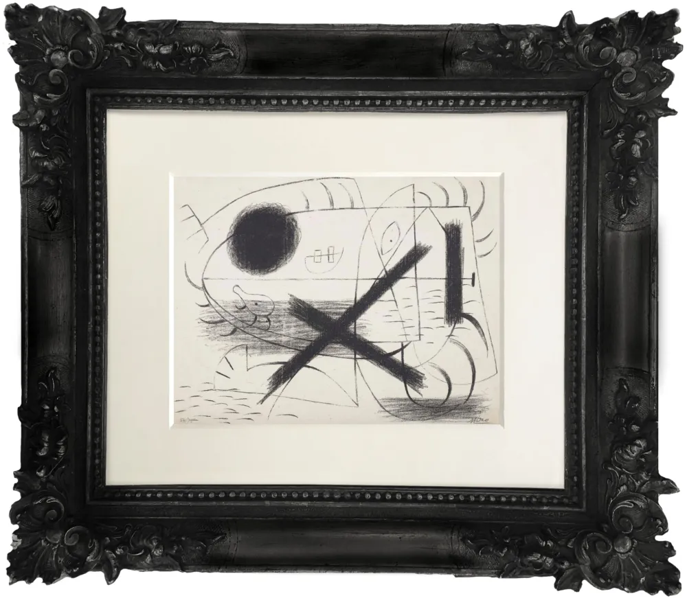 Литография Miró - 1 (First work on paper piece ever known)