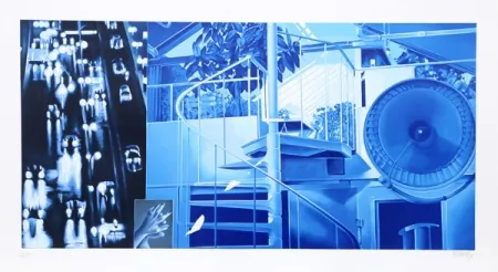 Литография Monory - Nuit No. 5