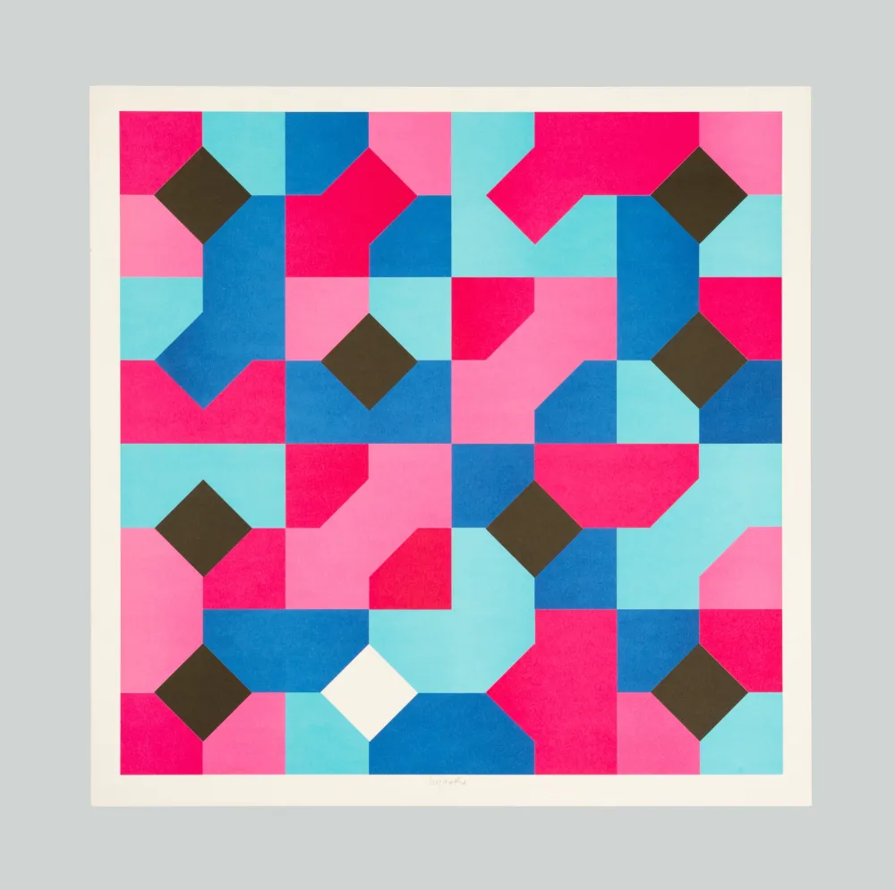 Литография Munari - Curve di Peano