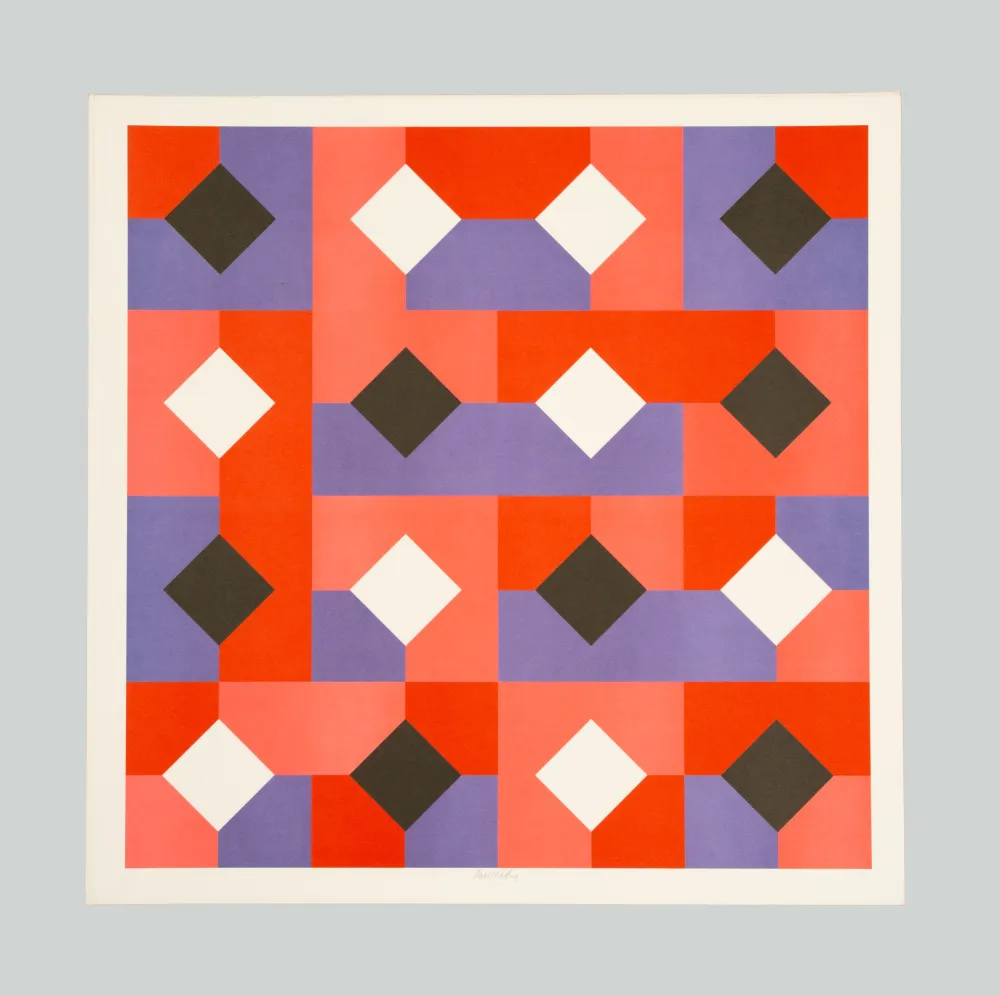 Литография Munari - Curve di Peano