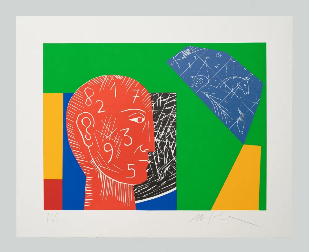 Линогравюра Paladino - Senza titolo