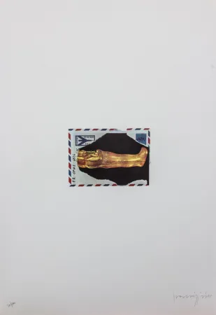 Литография Parmiggiani - SENZA TITOLO