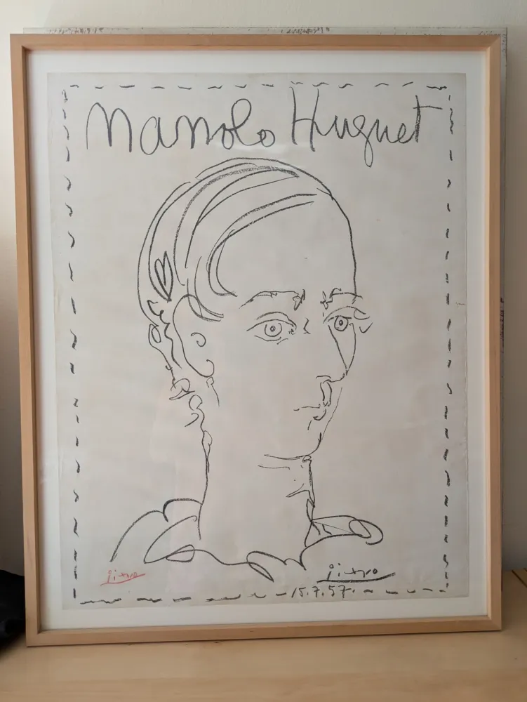 Литография Picasso - Pablo Picasso Manolo Huguet