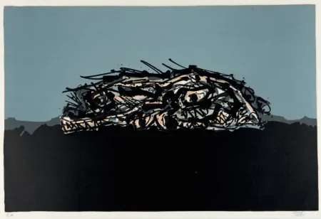 Литография Saura - Retrato imaginario de Goya