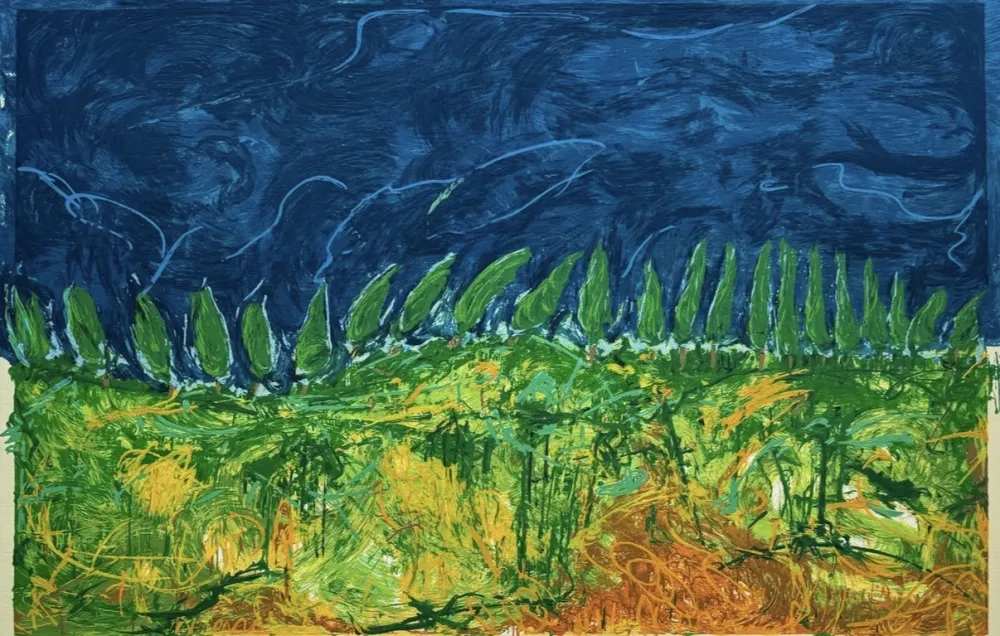 Литография Schifano - Mario Schifano (1934–1998) – Bellavista – Enamel screen printing – 1993